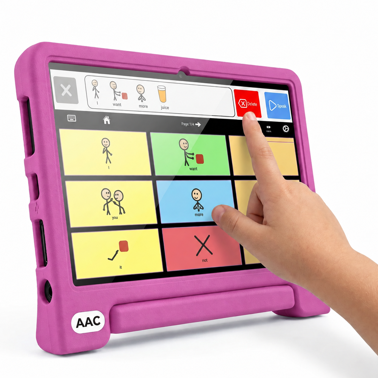 TalkingTiles AAC (Pink Case)